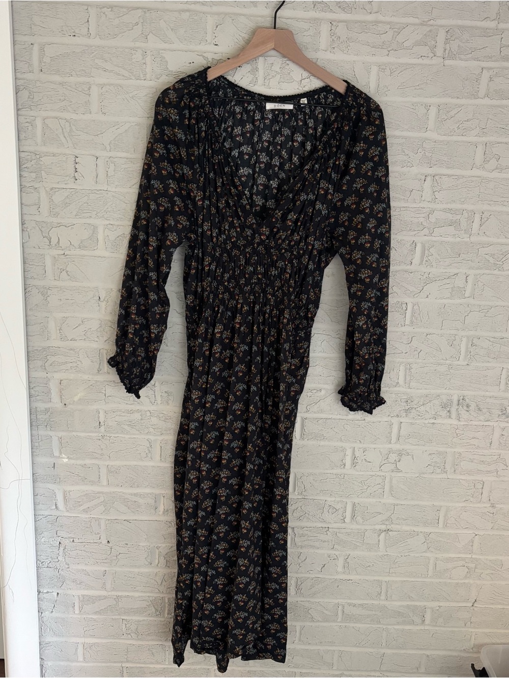 Doen Delphina Dress Delphinium Floral XL - Picture 2 of 6